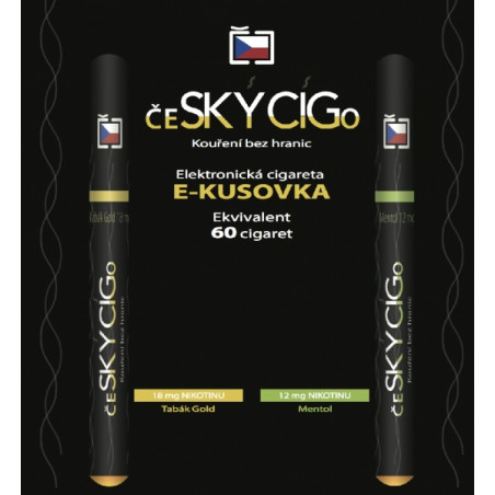 E-kusovka čeSKÝCÍGo Tabák Gold 18mg
